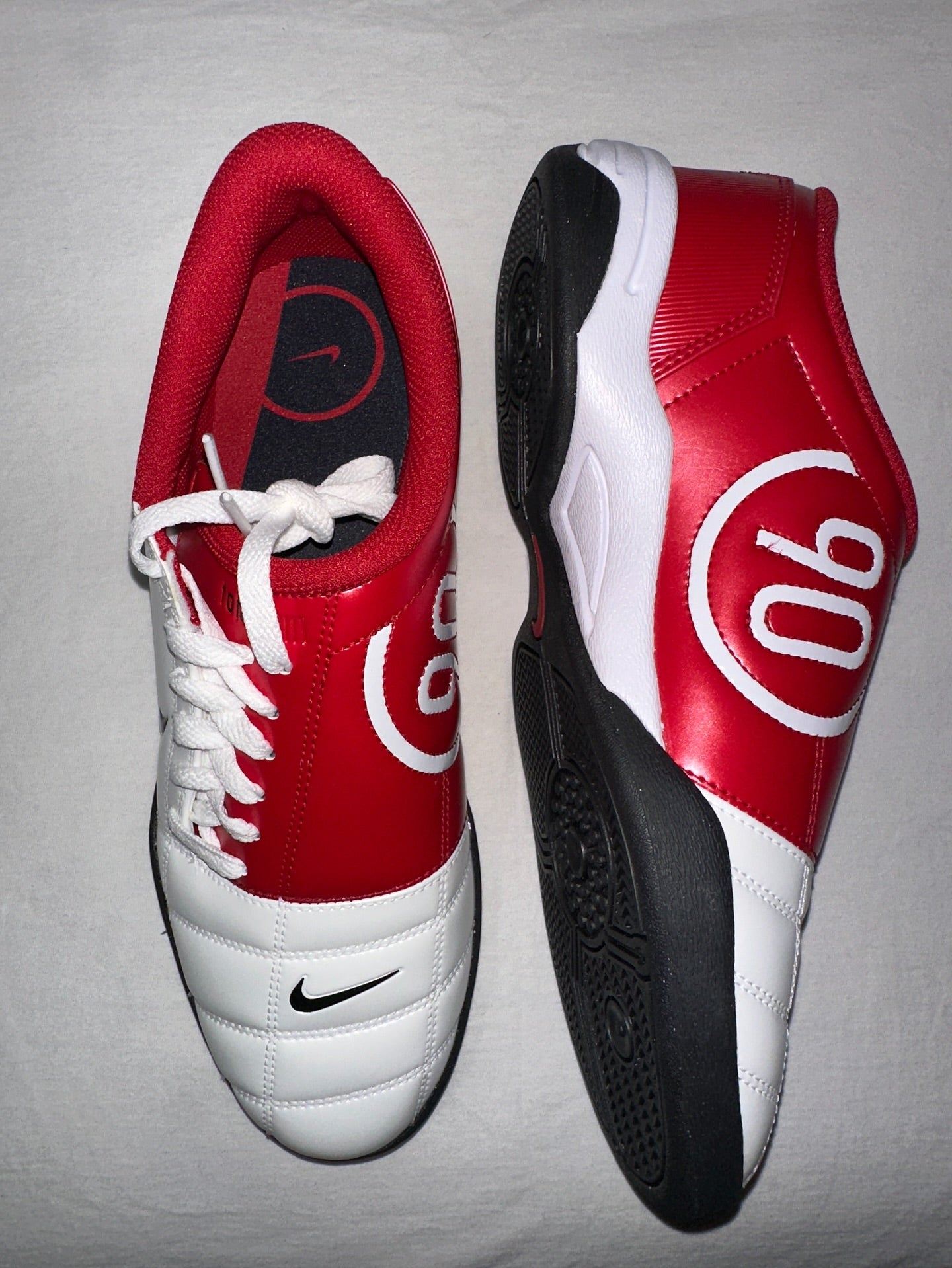 NIKE TOTAL 90 III “WHITE AND GYM RED"