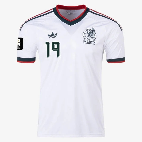 Men's Replica adidas G. Mora Mexico Away Jersey 2026- FIFA World Cup 26™ Patch