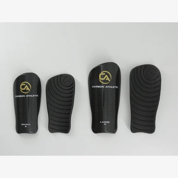 Carbon Athletic Shin Guards with Case